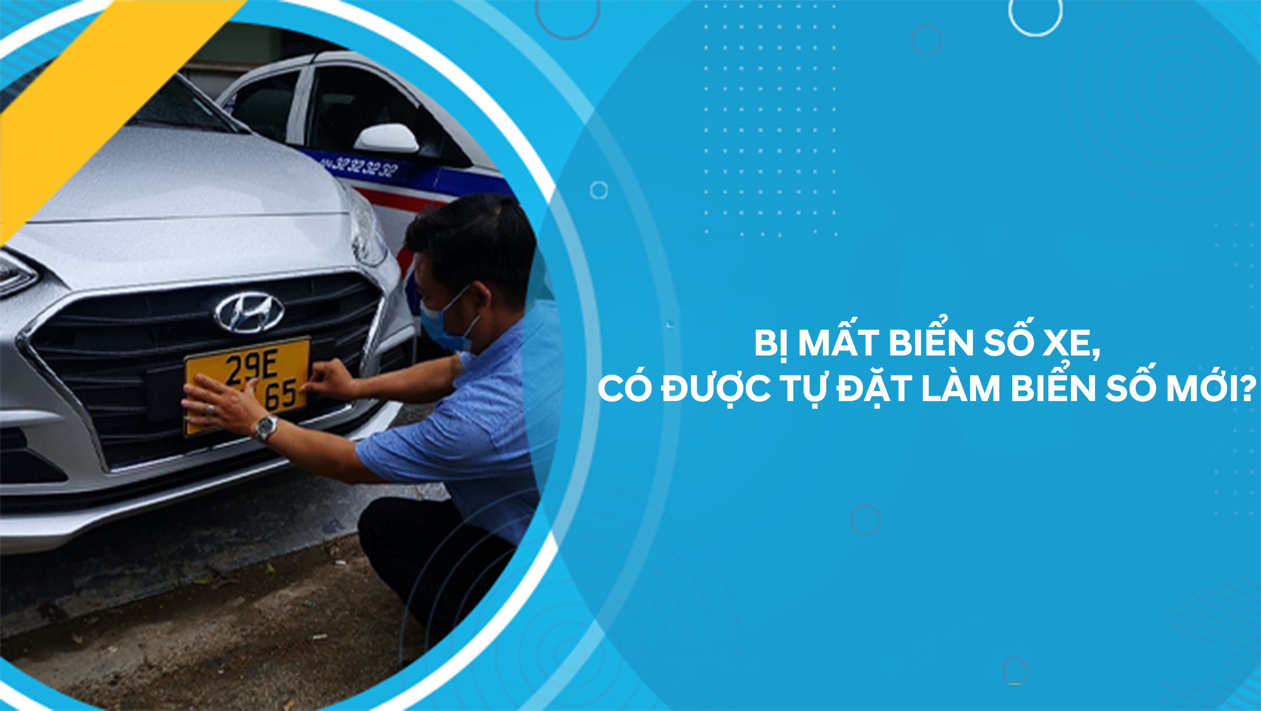 BỊ MẤT BIỂN SỐ XE, CÓ ĐƯỢC TỰ ĐẶT LÀM BIỂN SỐ MỚI?